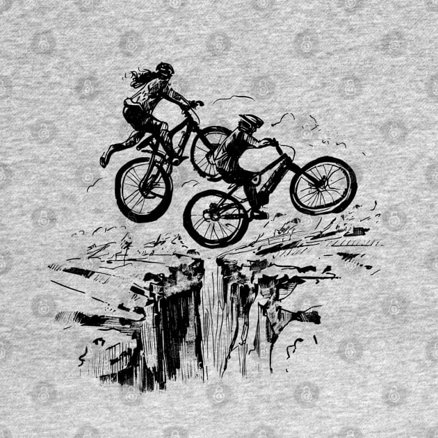 Canyon Bike Jump by TheWanderingFools